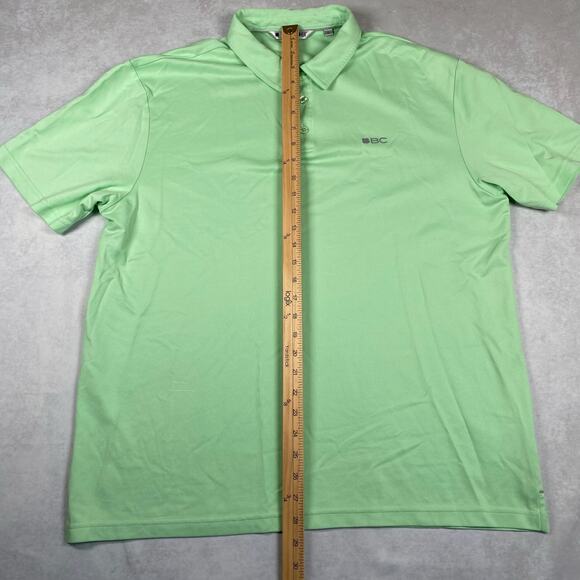 BLACK CLOVER Mens XL Lime Green Polo Golf Shirt - Picture 2 of 9